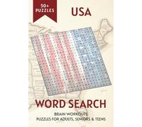 The USA Word Search Book: Easy to Read Print Puzzles About The United States of America, Landmarks, Cities and More | 6x9 inches, 110 pages | 50+ ... Holidays, Brain Workouts and Relaxation