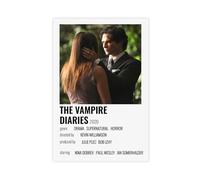 The Vampire Diaries 2009 TV Series Cover Dormitory Bedroom Wall Art Deco Poster Canvas Poster Wall Art Decor Print Picture Paintings for Living Room Bedroom Decoration 12x18inch(30x45cm)