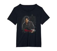 The Vampire Diaries Damon T-Shirt, Women's Plus, Black, 6X