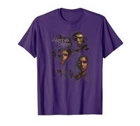 The Vampire Diaries Smokey Veil T-Shirt, Men, Purple, 3X-Large