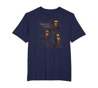 The Vampire Diaries Smokey Veil T-Shirt, Men's Big and Tall, Navy Blue, 6X Tall