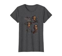 The Vampire Diaries Smokey Veil T-Shirt, Women, Dark Heather Grey, Medium