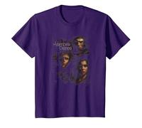 The Vampire Diaries Smokey Veil T-Shirt, Youth, Purple, Large
