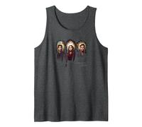 The Vampire Diaries Stained Windows Tank Top, Men, Dark Heather Grey, Large