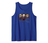 The Vampire Diaries Stained Windows Tank Top, Men, Royal Blue, Medium