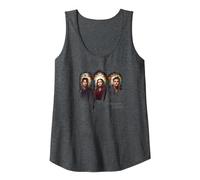 The Vampire Diaries Stained Windows Tank Top, Women, Dark Heather Grey, X-Large