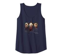 The Vampire Diaries Stained Windows Tank Top, Women, Navy Blue, XX-Large