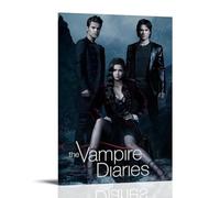 The Vampire DiariesOil Painting Canvas Printing Waterproof And Stain Resistant Suitable for Any Decorative Style of Bedroom Living Room OfficeFrame-style16x24inch(40x60cm)