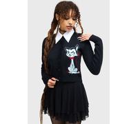THE VAMPURR by KILLSTAR Do Not Touch Me Cardgian Cardigan black S