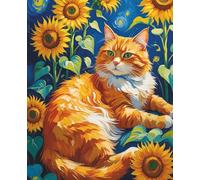 The Van Gogh’s Cat Notebook - An Artistic Notebook for Cat Lovers and Art Enthusiasts: Glossy cover, 110 lined pages, 7.5" x 9.25”