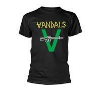 The Vandals Unisex Adult Peace Thru Vandalism T-ShirtS Black PH1982