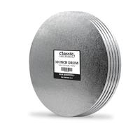 The Vanilla Valley 10" Round Cake Board Drum - Pack of 5