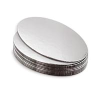 The Vanilla Valley 8" Round Cake Card Board Cut Edge 2mm Thick - Pack of 10