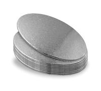 The Vanilla Valley 8" Round Cake Card Board Turn Edge 2mm Thick - Pack of 10