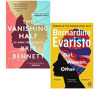 The Vanishing Half By Brit Bennett and Girl Woman Other By Bernardine Evaristo 2 Books Collection Set