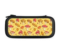 The Various Mushroom Art Carry Case for Switch Carrying Cover Storage Bag Protective Accessories Travel Black-Style