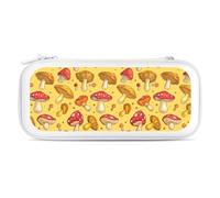The Various Mushroom Art Carry Case for Switch Carrying Cover Storage Bag Protective Accessories Travel White-Style