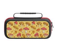 The Various Mushroom Art Carry Case for Switch Hard Shell Protective Cover Pouch Travel Carrying with Handle