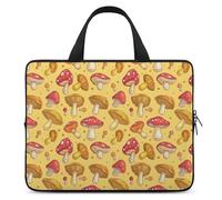 The Various Mushroom Art Laptop Bag Sleeve Funny Tablet Case Protective Carry Bag Briefcase with Handle 13inch