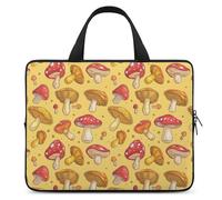 The Various Mushroom Art Laptop Bag Sleeve Funny Tablet Case Protective Carry Bag Briefcase with Handle 10inch