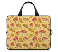 The Various Mushroom Art Laptop Bag Sleeve Funny Tablet Case Protective Carry Bag Briefcase with Handle 12inch
