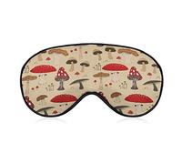 The Various Mushroom Art Sleep Eye Mask Cute Blindfold Eye Covers Eyeshade for Women Men Gifts