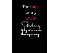 The vault for my vaults: Safer than my sticky notes, scarier than my memory.