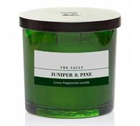 The Vault Scented Candle 270g - Large Luxury Jar Candle - Long Lasting Home Fragrance - Elegant Aromatic Candle (Juniper & Pine)