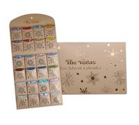 THE VEDAS Advent Calendar of Teas 2026 | 24 Handstitched Cotton Teabags | 24 Different Flavours | A Lucky Draw Inside | Advent Calendar for Adults | Gifts for Men/Women | With Tea Ritual Booklet