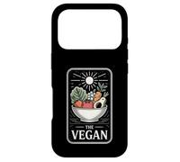 The Vegan Sun-Blessed Produce Bowl Retro Tarot Style Case for iPhone 17 Pro