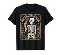 The Veggie Visionary Skeleton Carrot Botanical T-Shirt