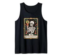 The Veggie Visionary Skeleton Tarot Vegan Halloween Tank Top