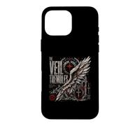 The Veil Trembles Angel Wing Cross Prophecy Case for iPhone 16 Pro Max