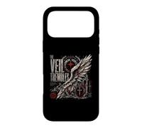 The Veil Trembles Angel Wing Cross Prophecy Case for iPhone 17 Pro Max