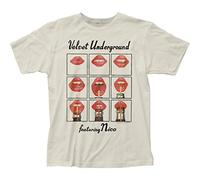 The Velvet Underground Mens Cotton T-Shirt Crewneck Short Sleeve Tees White M