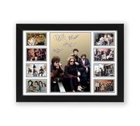 The Velvet Underground Signed Poster Print - Limited Edition Autograph Fan Gift - Collectible Memorabilia Wall Art Merchandise (A4 Framed Without Mount)