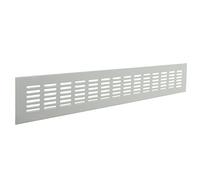 The Ventilation gf386al-y gf386al Rectangular Grill Recessed, Anodised Aluminium, 380 x 60 mm, Grey