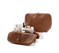 THE VERTI-Vertical Waterproof Makeup & Toiletry Bag, Mahogany, L, Modern