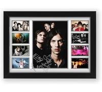 The Verve Signed Poster Print - Limited Edition Autograph Fan Gift - Collectible Memorabilia Merchandise (Framed A3 (30x40cm))