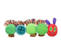 The Very Hungry Caterpillar Dog Toys by Eric Carle Soft Plush Rope Tug Squeaky