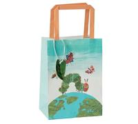 Smiffys The Very Hungry Caterpillar Party Bags x8 pack, Official Caterpillar License Party Bags with Sturdy Handles & Book Quotes, Decoration for Birthday Parties & Book-Themed Events