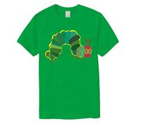 The Very Hungry Caterpillar World Book Day T-Shirt Reading Boys Girls Kids Top Green