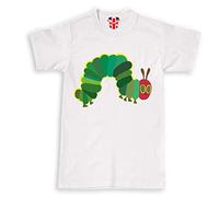 The Very Hungry Caterpillar World Book Day T-Shirt Reading Boys Girls Kids Top White