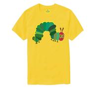 The Very Hungry Caterpillar World Book Day T-Shirt Reading Boys Girls Kids Top Yellow
