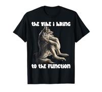 The Vibe I Bring To The Function Wolf Sigma Male Meme Gen-Z T-Shirt