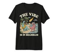The Vibe is in Shambles Dinosaur Asteroid Premium T-Shirt