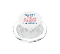 The Vibe Is In Shambles Funny Dinosaur Summer PopSockets PopGrip for MagSafe