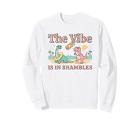 The Vibe Is In Shambles Funny Dinosaur Sweatshirt