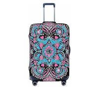The Vibrant Mandala Elastic Travel Luggage Cover Suitcase Protector, Print Suitcase Baggage Cover Anti-Scratch