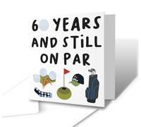 The Victorian Printing Co - 60 Years And Still On Par - Funny Golf 60th Birthday Greetings Card